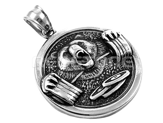 Oceľový prívesok NO PAIN NO GAIN